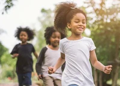 Children playing outdoors